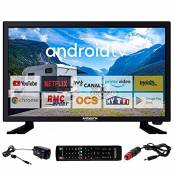 Antarion TV LED 22" 55cm Téléviseur Full HD Android