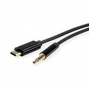 ROLINE Câble Adaptateur USB Type C - Audio 3,5mm,