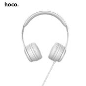 Casque Audio Filaire HOCO W21 pour iPhone,Huawei,Xiaomi,Samsung 1.2m-Gris