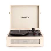 CREATE/Record Player Compact/Platine rétro Blanc Cassé/avec