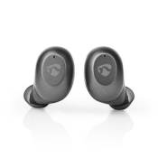 Nedis HPBT5056GY - Écouteurs sans fil avec micro - intra-auriculaire - Bluetooth - gris