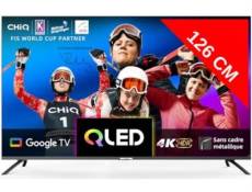 CHIQ TV QLED 4K 126 cm U50QM8V Google TV, 50 Pouces,