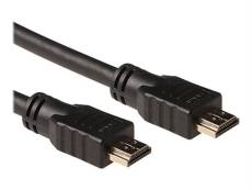 Ewent - Câble HDMI avec Ethernet - HDMI mâle pour HDMI mâle - 1 m - triple blindage - noir - support 4K