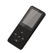 Mini lecture MP3 MP4 lecteur de musique sonore sans perte enregistreur FM carte TF 80 heures - Noir