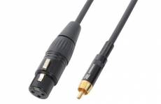 PD Connex Câble Audio Cordon XLR Femelle - RCA Mâle - 3m