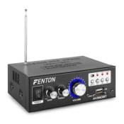 Fenton AV360BT Amplificateur stéréo Bluetooth 2 canaux , 80W RMS (2x40W à 8 ohms) , USB / SD / AUX