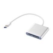 Lecteur de carte SD USB 3.0 mémoire Micro TF CF Adaptateur fente externe pour ordinateur portable PC AC1638