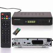 RED OPTICUM C200 HD Récepteur câble I Récepteur câble numérique HD avec écran LED - EPG - HDMI - USB - SCART - Coaxial audio I Récepteur à faible cons