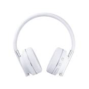 Casque audio sans fil Bluetooth Happy Plugs Play Over-Ear avec réduction passive de bruit Blanc
