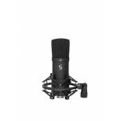 Stagg SUM45 SET - Pack microphone cardioïde USB (micro,