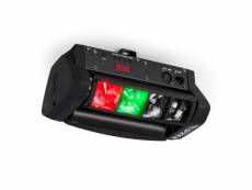 Ibiza led8-mini mini-spider jeu de lumière 8x led effet stroboscope dmx