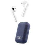 T'nB SHINY - Écouteurs sans fil avec micro - intra-auriculaire - Bluetooth - bleu