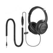 Casque Audio Avantree HF039 ADHF-039-BLK Supra Auriculaire Filaire Bluetooth Jack 3.5mm Stéréo Câble Etendu Noir