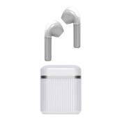 Ecouteurs sans fil rechargeables induction Earbox blanc