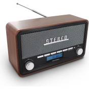 METRONIC Radio Vintage numérique Bluetooth, DAB+ et