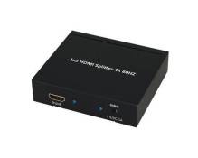 VALUE - Répartiteur vidéo/audio - 2 x HDMI - de bureau