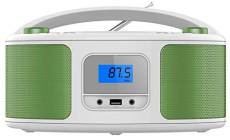 Lecteur CD portable | Boombox | CD/CD-R | USB | radio FM | entrée AUX | prise casque | lecteur CD | radio enfant | radio CD | chaîne stéréo | système