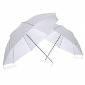 Neewer - Lot de 2 Parapluies Blanches Studio 83 cm