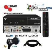 Récepteur Satellite Triax Thr 9900 Hd + Carte Tntsat
