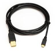 Câble USB pour appareil photo numérique Sony Alpha 7 II - Câble de données - Plaqué or - Longueur : 2 m