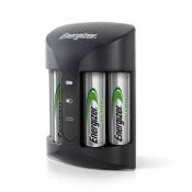 Energizer Chargeur Piles Rechargeables AA et AAA, Recharge Pro (2 Piles AA incluses)