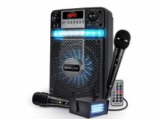 Pack karaoke led enfant ado party 400w batterie koolstar - 2 microphones + app smartphone usb-bluetooth