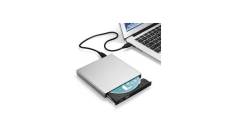 Lecteur de dvd-rom usb 2. 0 graveur de cd rw portable lecteur optique externe pour ordinateur portable pc