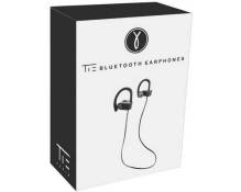 Tie Studio Bluetooth 4.1 Sport pour le sport Écouteurs intra-auriculaires Bluetooth noir micro-casque, volume réglable, résistant à la sueur