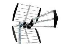 Antenne exterieure tnt uhf (470 - 790 mhz) trinappe sedea st50 luxe gain 17. 5db canaux 21-60, protection 4g