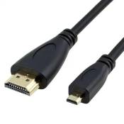 Câble Micro HDMI vers Micro HDMI mâle vers mâle