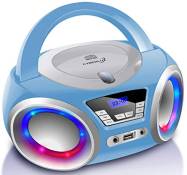Lecteur CD/MP3 avec éclairage LED | Prise casque |