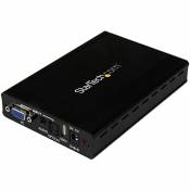 StarTech.com Convertisseur VGA vers HDMI avec audio - Scaler VGA analogique vers HDMI numérique - 1920x1200 / 1080p (VGA2HDPRO2)