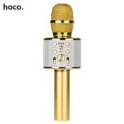 Microphone de Karaoké HOCO BK3 Sans Fil Bluetooth Portable Pour iPhone,Android-Or
