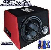 1500 watts 12" Bass box voiture audio sub woofer amplificateur actif NOUVEAU 2019/20