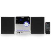 Chaîne hifi avec radio DAB+/FM, lecteur CD, connexion Bluetooth® et prise USB Lenco MC-150 Noir