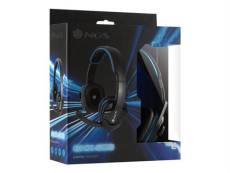 NGS GAMING GHX-505 - Micro-casque - circum-aural - filaire - jack 3,5mm - noir, bleu