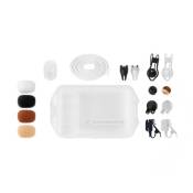 Sennheiser MZ 1 - Kit d'accessoires pour microphone - noir, blanc, brun, beige, transparent - pour MKE 1-4-1, 1-4-2, 1-4-M, 1-5-1, 1-5-2, 1-EW-M