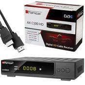 Câble Récepteur DVB-C Set HB DIGITAL Opticum AX C100