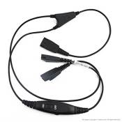 Geekria Splitter Cable Replacement for Jabra Headset