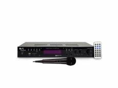 Amplificateur hifi - evidence acoustics ea-2100-bt - stereo-karaoke 2 x 50w - atm6000bt - usb sd bt fm - micro inclus