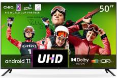 CHiQ U50H7A, 50 Pouces(126cm), Android 9.0, Smart TV, UHD, 4K, WiFi, Bluetooth,Google Assistant, Netflix, Prime Video,3 HDMI,2 USB