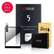 GGS Larmor protection d'écran LCD en verre optique adhésif pour Sony A7 II/A7rii/A7S II/A77 II/A99 II – Transparent