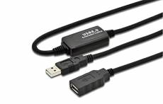 MicroConnect usb2.0aaf05 a 0.5 m USB à USB A Noir