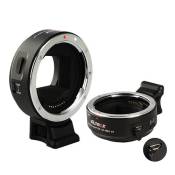 VILTROX EF-NEX IV Bague d'adaptation Objectif Adaptateur convertisseur Auto-focus pour Canon EF EF-S Objectif à Sony E Mount A6300, A6000, A5100, A500