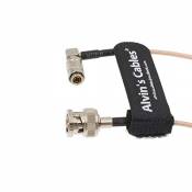 Alvin's Cables DIN 1.0/2.3 Mini BNC à BNC Mâle Angle Droit 75 Ohm RG179 HD SDI Câble pour Blackmagic 1M