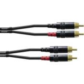 Cordial CFU 0,6 CC Câble RCA mâle / RCA mâle 0.6m