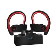 Ecouteurs Bluetooth ,Sans Fil Over-Ear Sport Rouge