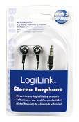Logilink Stereo in-Ear Earphone - Ohrhörer - im Ohr - Schwarz