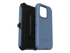 OtterBox Defender Series - Coque de protection pour téléphone portable - compatibilité avec MagSafe - polycarbonate, caoutchouc synthétique - jeans bl