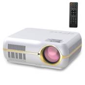 Vidéoprojecteur LED Projecteur Numérique 4200 Lumens 150 Pouces 10000 :1 Blanc YONIS